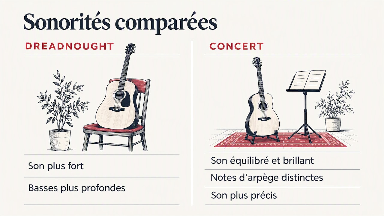 Comparaison du volume, des basses et de la clarté