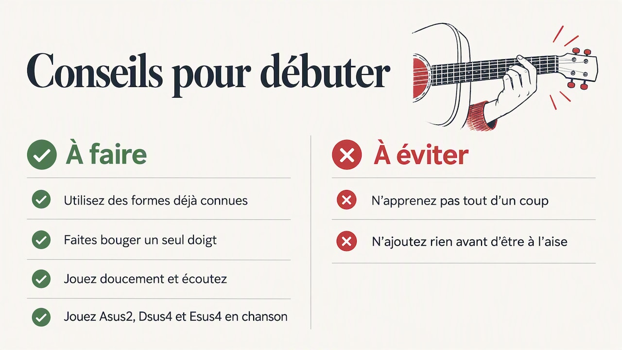 Notre point de vue : sus2 et sus4, un bon raccourci pour progresser — overview diagram
